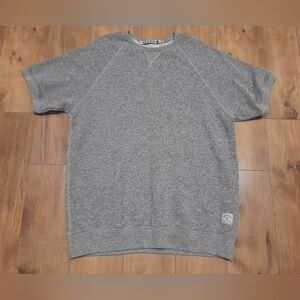 Iron & Resin Short Sleeve Sweatshirt Handmade USA Athletic Gym XL